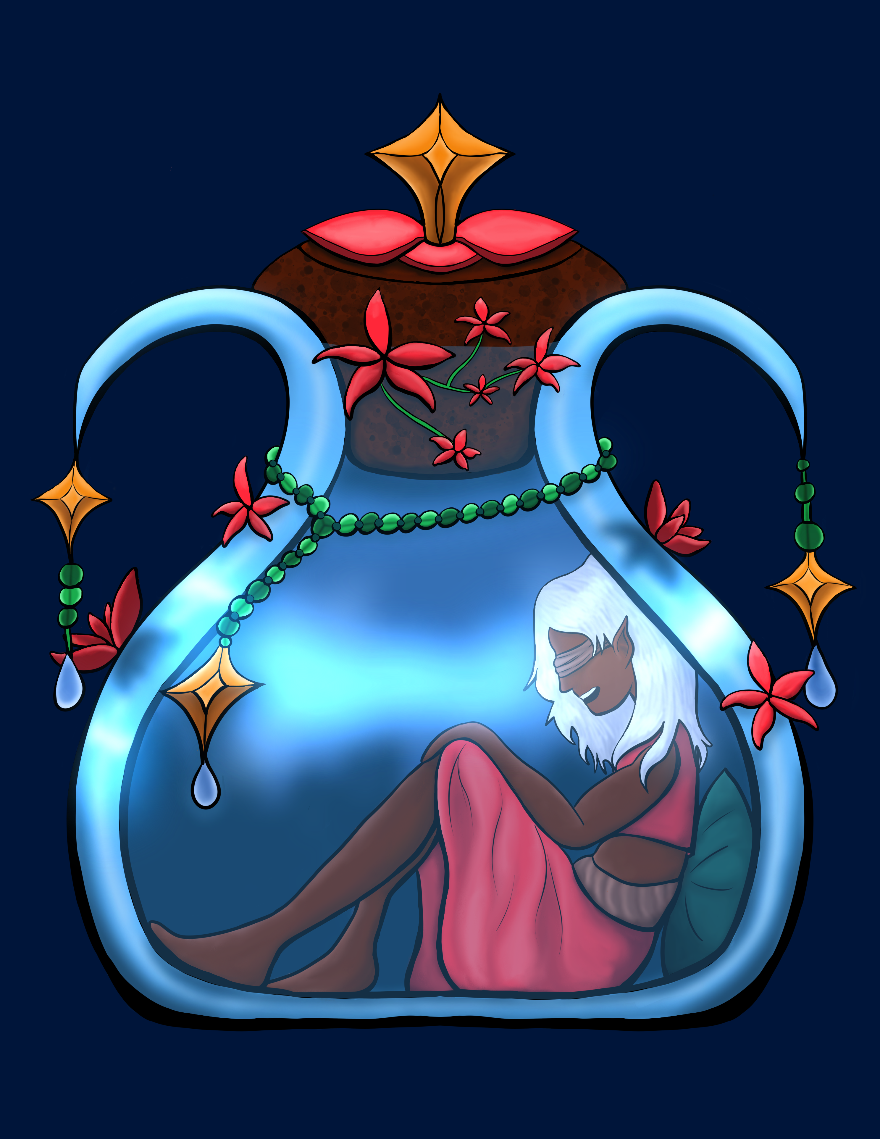 Eonigia Trapped inside a Bottle