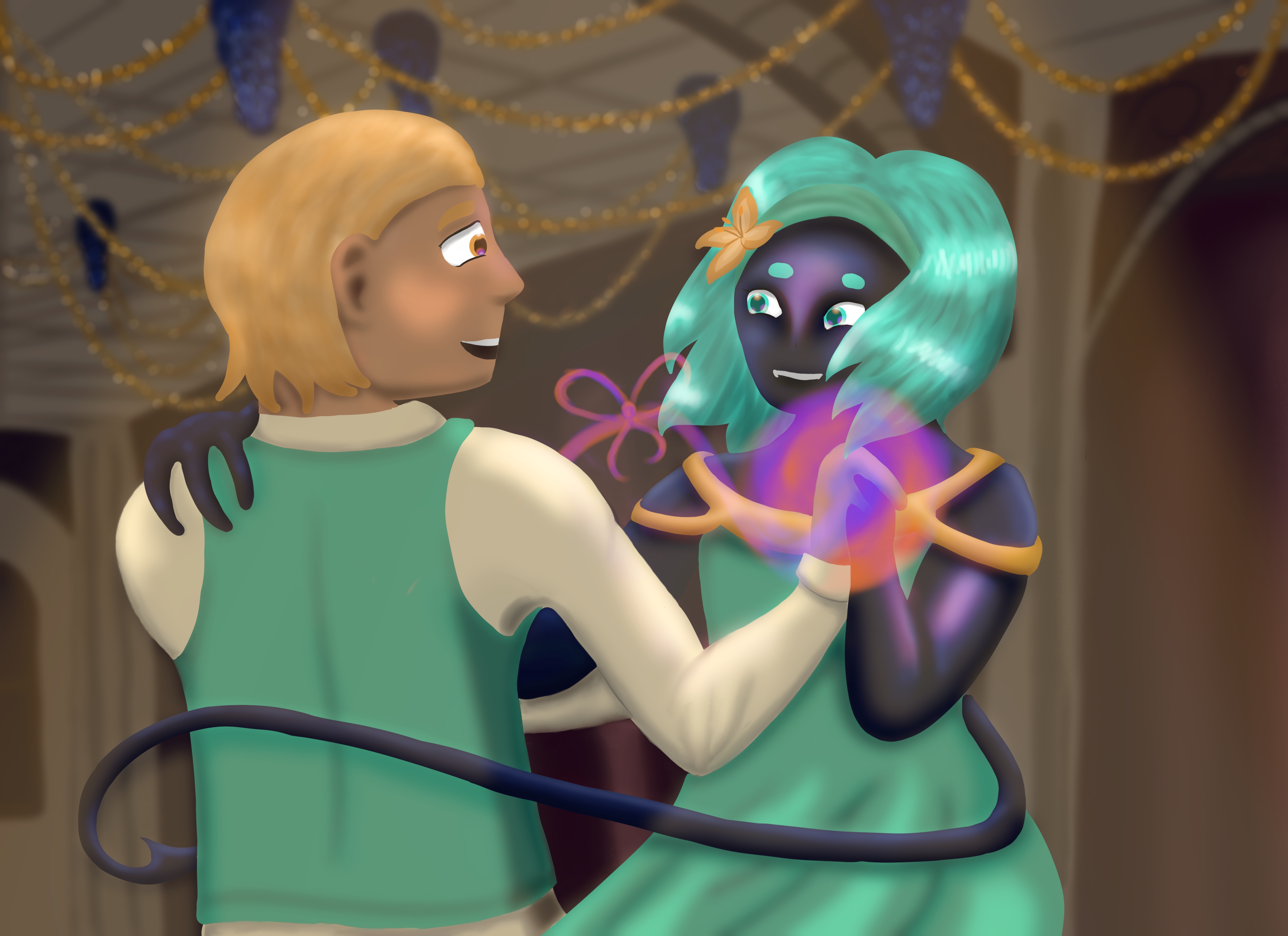 The wedding dance of Sarothi and Yaldaboath